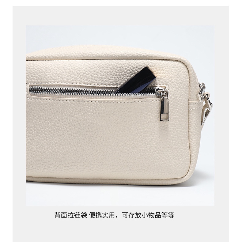 Túi Đeo Chéo Hình Vuông Nhỏ Màu Trơn Đơn Giản Đựng Điện Thoại Di Động Cho Nữ