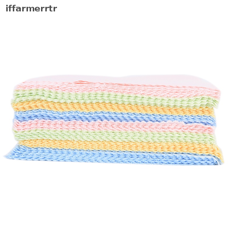 Set 10 Khăn Lau Kính / Màn Hình Điện Thoại / Ống Kính Máy Ảnh Bằng Sợi Microfiber
