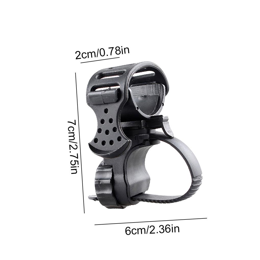 Giá Đỡ Đèn Pin Gắn Tay Lái Xe Đạp Có Thể Xoay Được