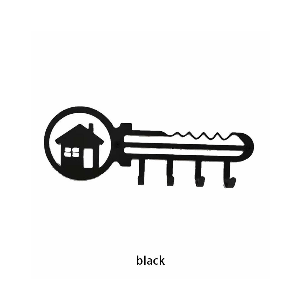 Giá Đỡ Móc Treo Chìa Khóa Bằng Kim Loại Gắn Tường Sắp Xếp Gọn Gàng Trang Trí Nhà Cửa / Ban