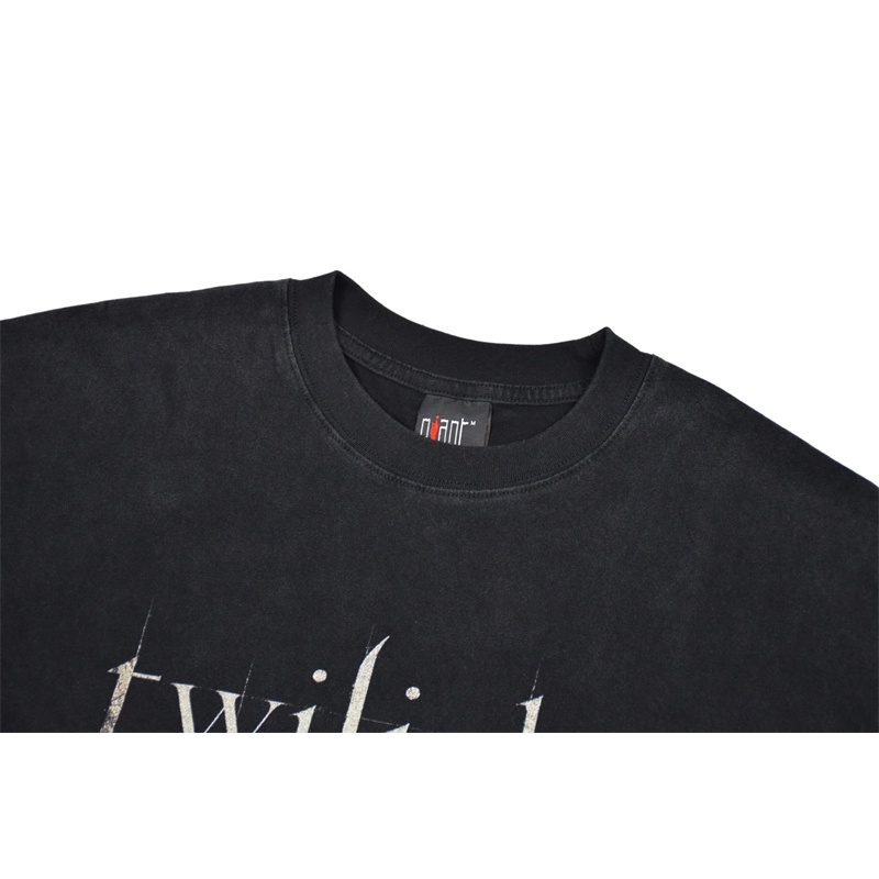 Bán Chạy Nhất Áo Thun Cotton Tay Ngắn In Hình Chân Dung Melancholy Màu Xanh Dương Size Lớn Unisex