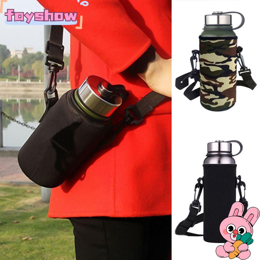Vỏ Bọc Bình Nước Cách Nhiệt Kèm Dây Đeo Tiện Dụng Ốp