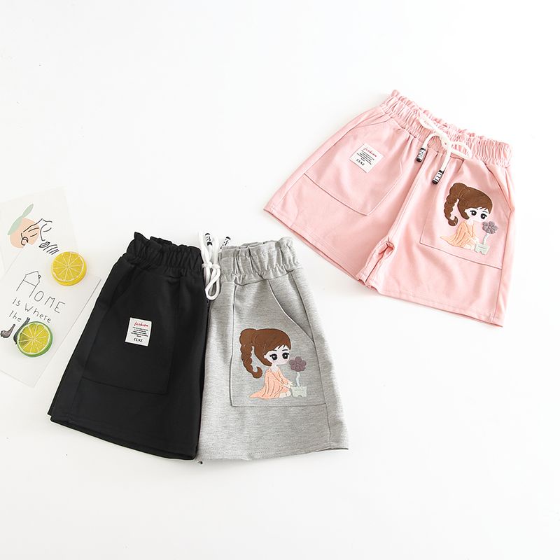 Quần Short Dáng Rộng Bằng Lụa Mát Thoáng Khí Phong Cách Mới Cho Nữ F7P8