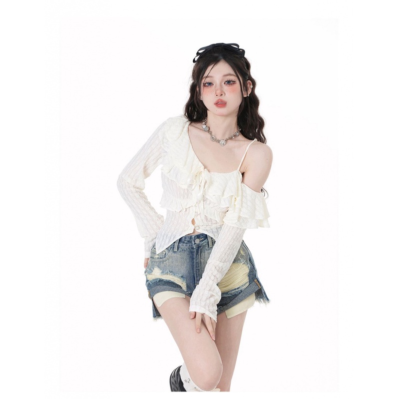 Quần Short Jean Rách Thời Trang Nữ