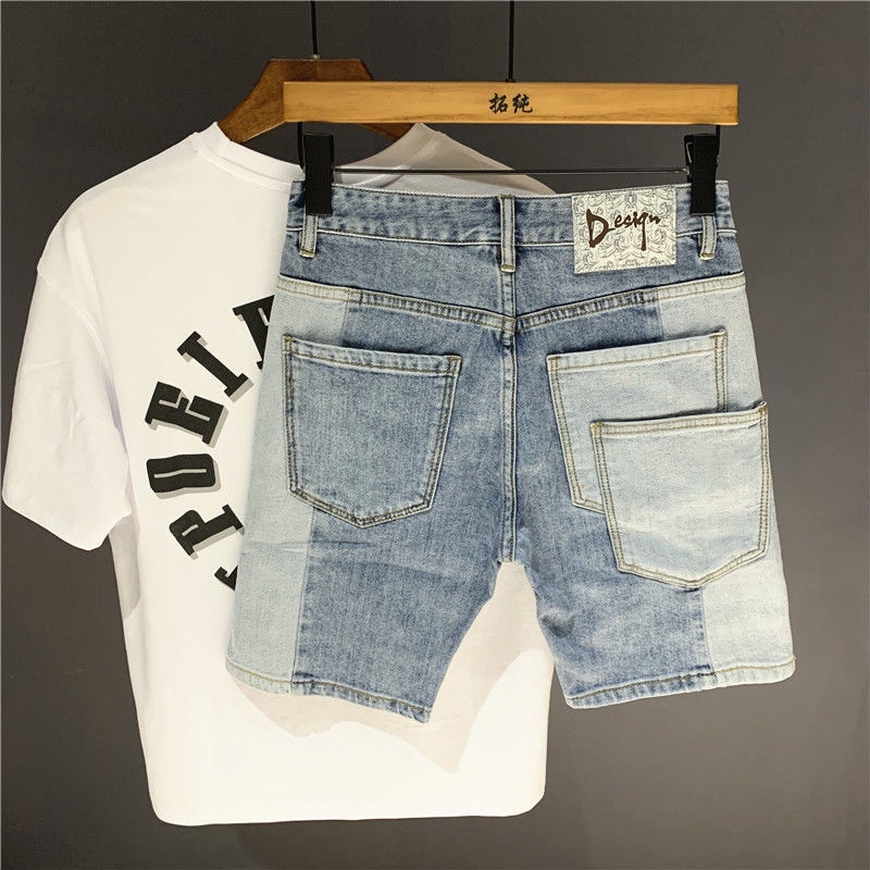 Lctm Hàng Có Sẵn Quần Short Denim Mỏng Nhẹ Màu Sáng Phong Cách Đường Phố Thời Trang Mùa Hè 2022