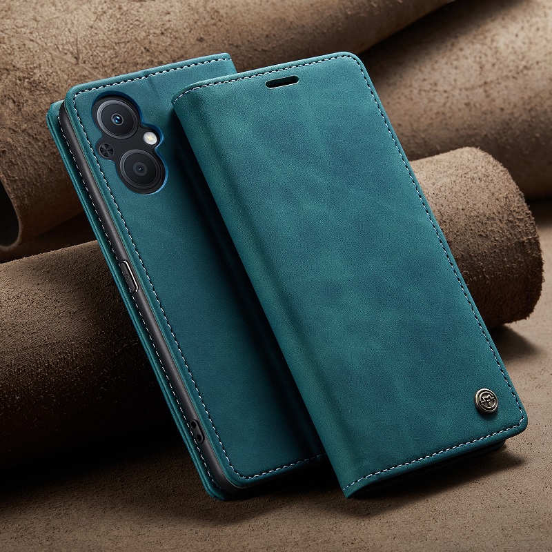 OPPO Reno 8T Reno8 7 A78 A57 A77 A77s A96 A76 A74 A95 Bao Da Điện Thoại Dạng Ví Nắp Lật Có Ngăn Đựng Thẻ