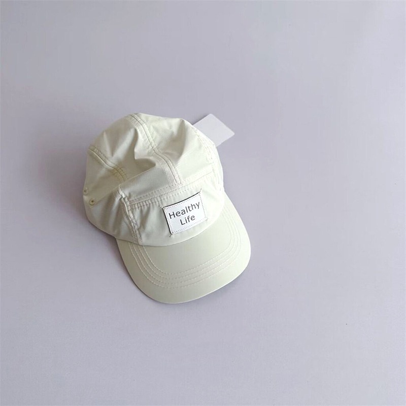 Mũ Lưỡi Trai Thoáng Khí Thêu Chữ Phong Cách Hàn Quốc Cho Bé