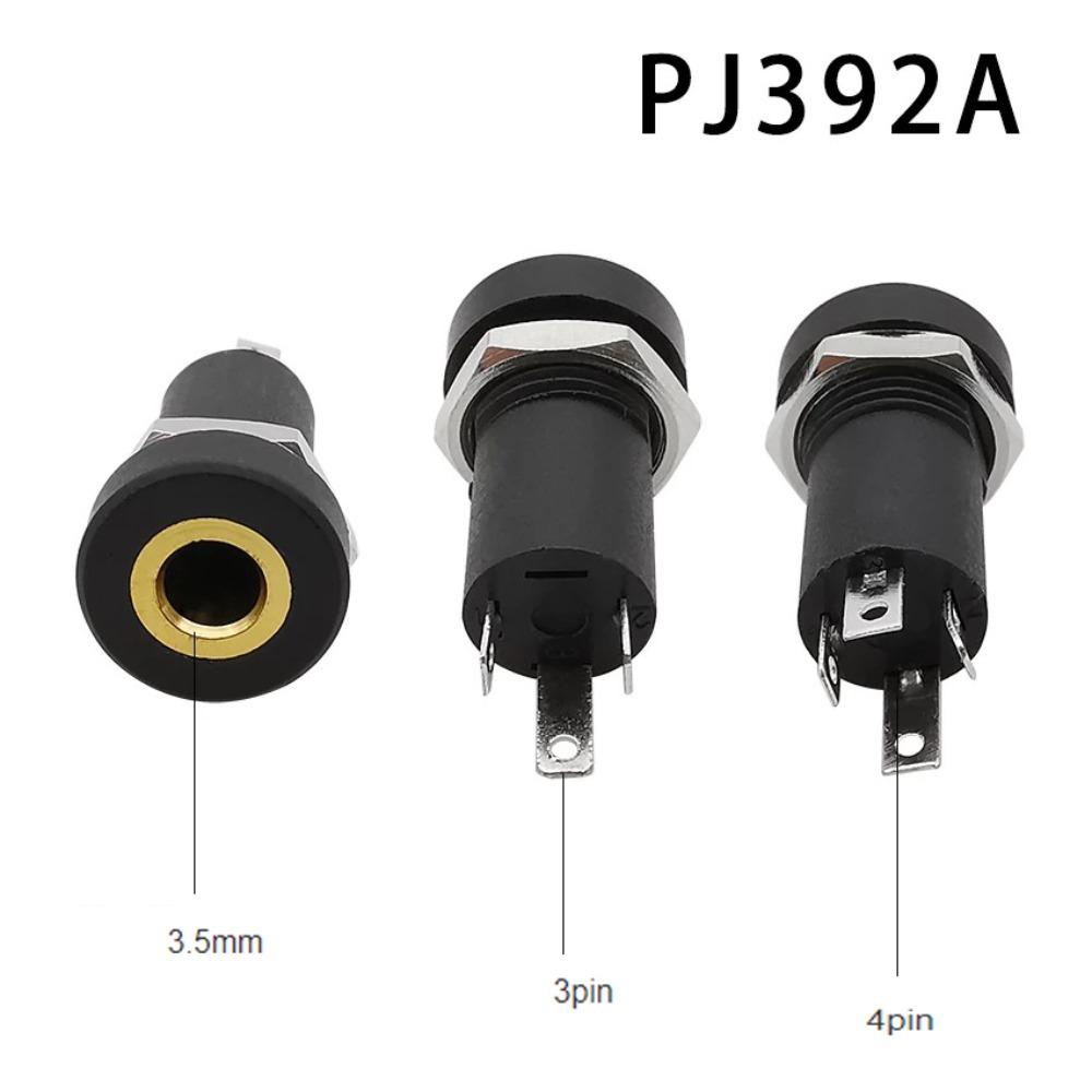 Đầu Nối Âm Thanh DC 3.5MM Với Đai Ốc Chuyên Dụng 3.5MM