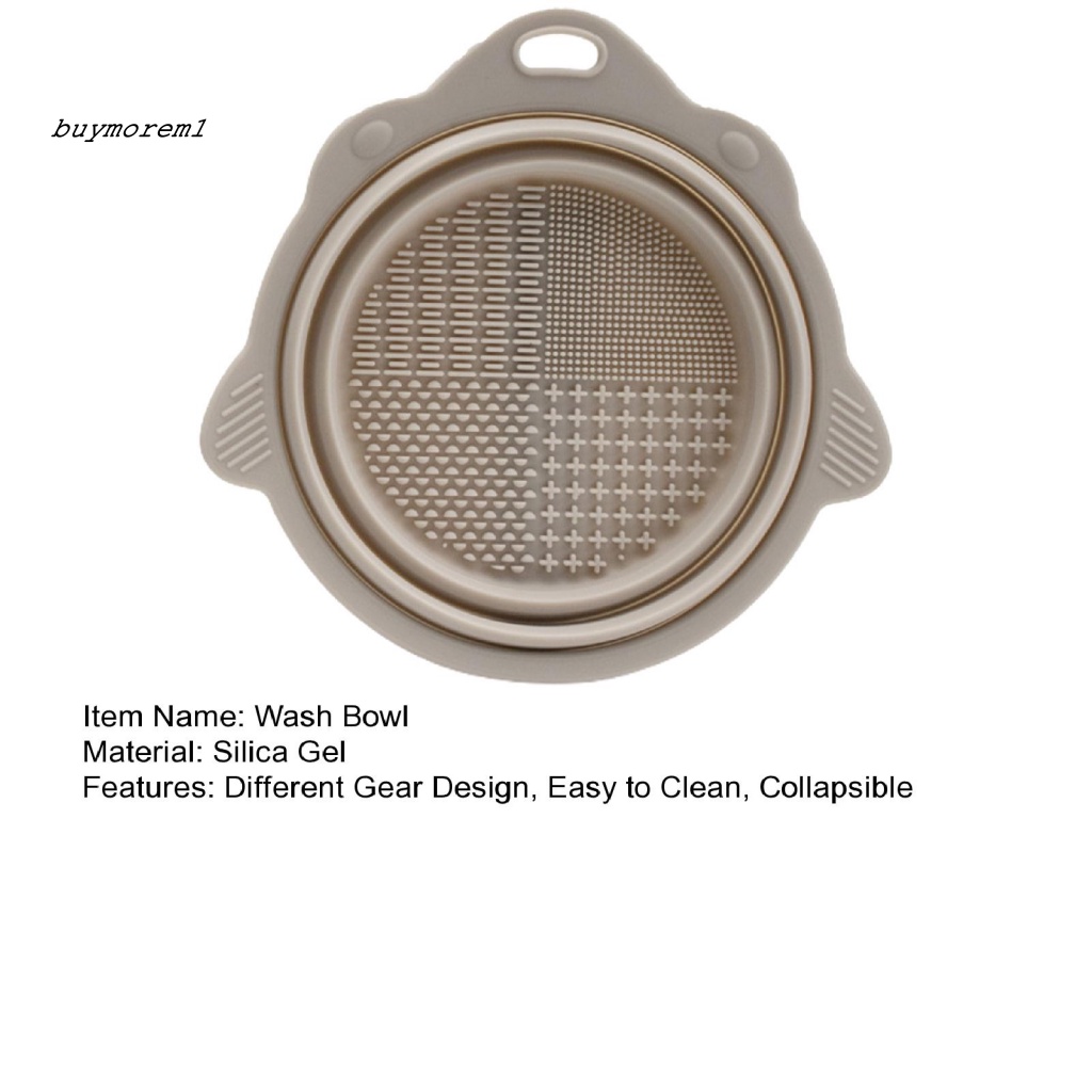 Dụng Cụ Vệ Sinh Cọ Trang Điểm Bằng Silicone Có Thể Gấp Gọn Tiện Lợi