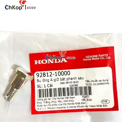 Bu lông A giữ bát phanh sau HONDA DREAM 110 WAVE 110 nhiều dòng xe  Ốc Vít Đệm DrHonda Giá Gốc