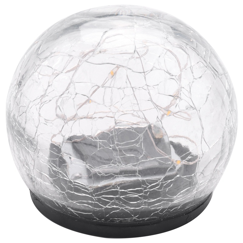 Ánh sáng mặt trời sân vườn Ánh sáng hoa sen xanh để trang trí sân vườn Không thấm nước Hổ phách năng lượng mặt trời nứt vỡ Ánh sáng bóng thủy tinh