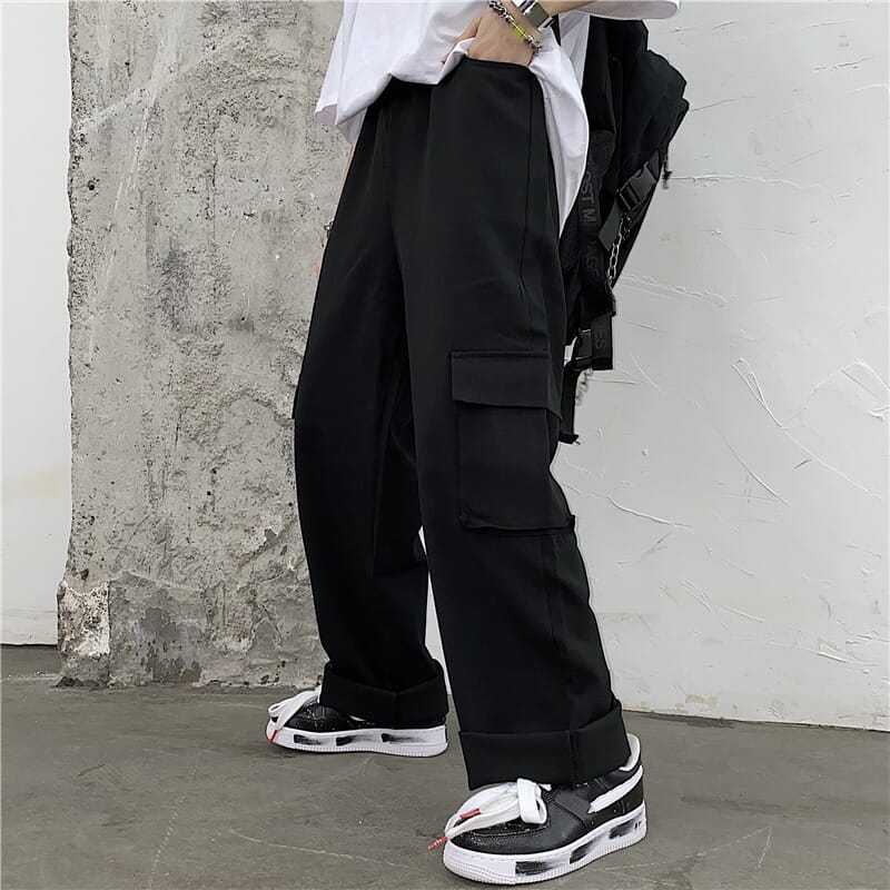 Quần ống rộng Lưng Cao Thiết Kế Mới Đơn Giản Thời Trang Mùa Hè Dành Cho Nữ