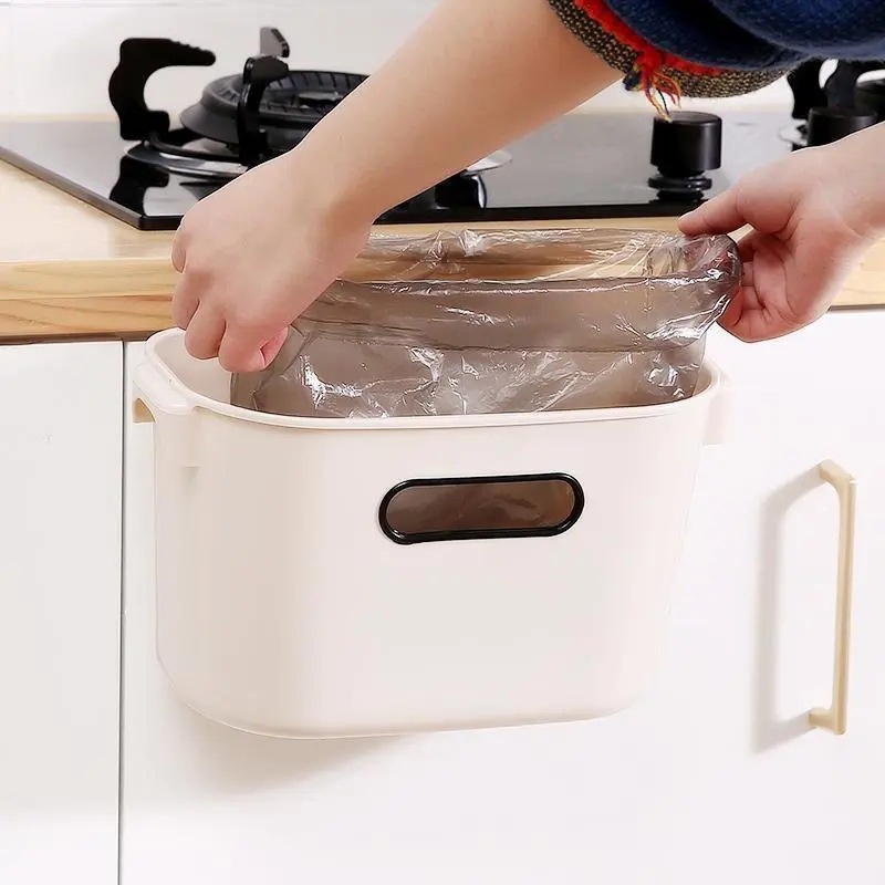 A-LIFE  Giá Đỡ Thùng Rác Mini Gắn Tường Tiện Dụng Cho Nhà Bếp / Nhà Vệ Sinh