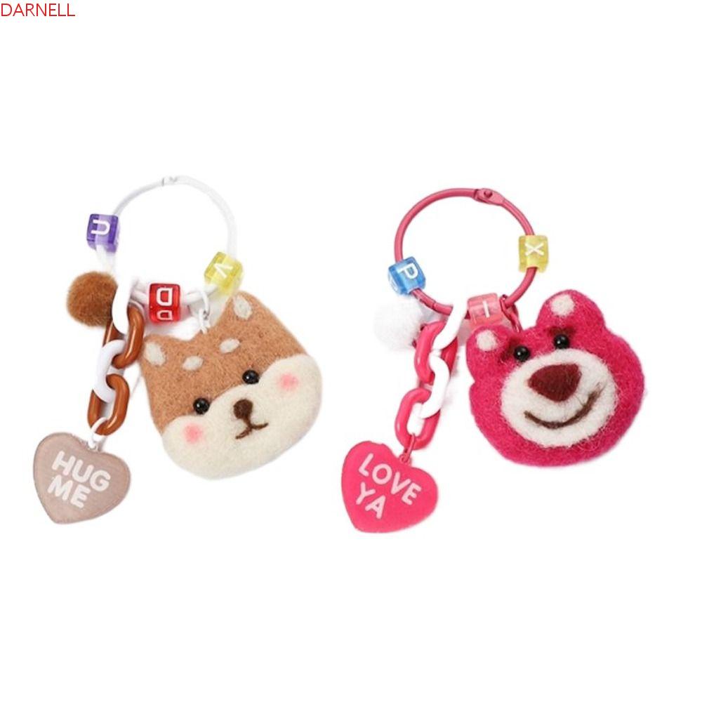 Móc Khóa Hình Thú Nhồi Bông Dễ Thương