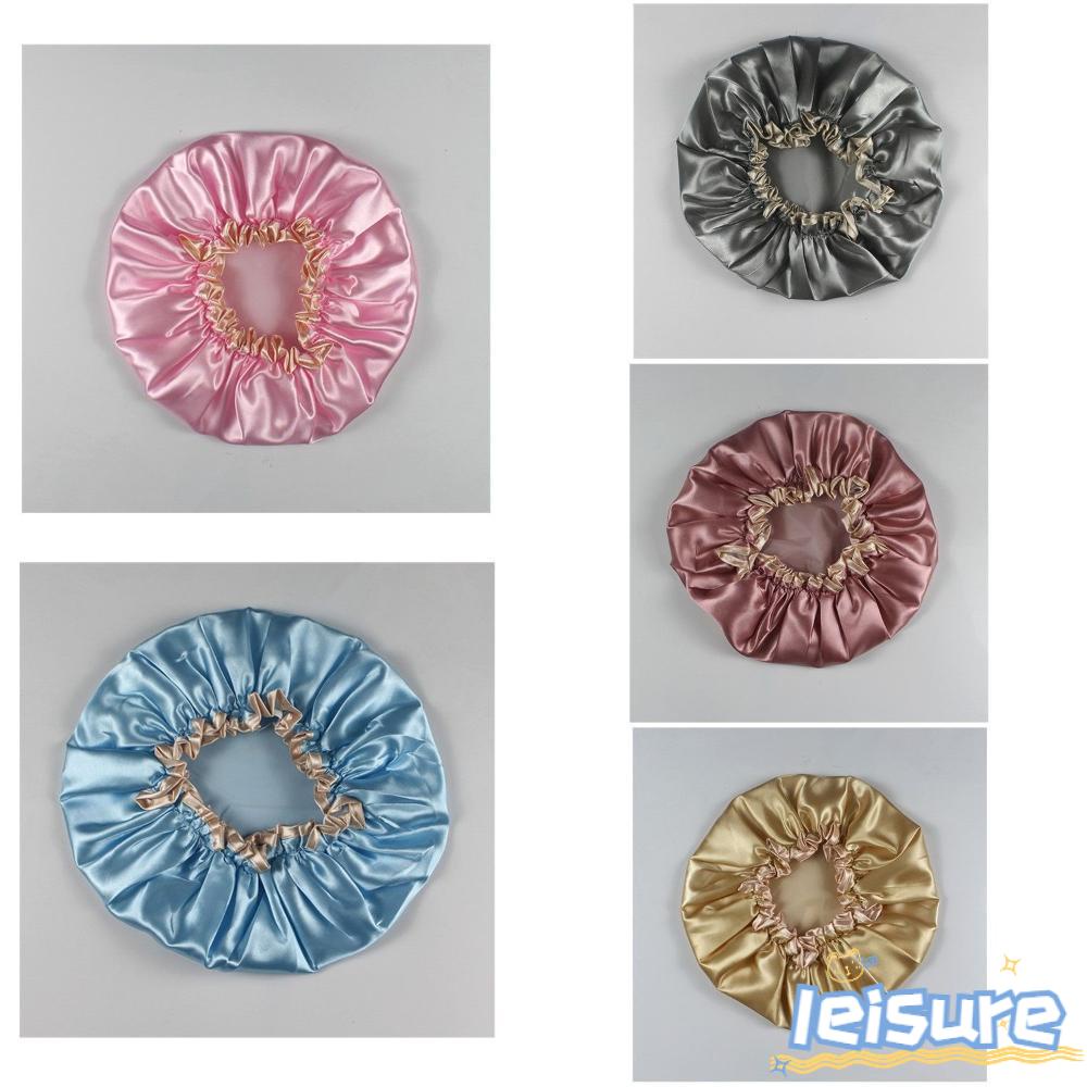 Mũ Trùm Tóc Hai Lớp Dày Dặn Chống Thấm Nước Cho Nữ