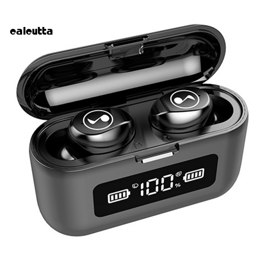 1 Set Tai nghe không dây Có Màn Hình LED Hiển Thị Thiết Kế Tiện Dụng Khi Lái Xe