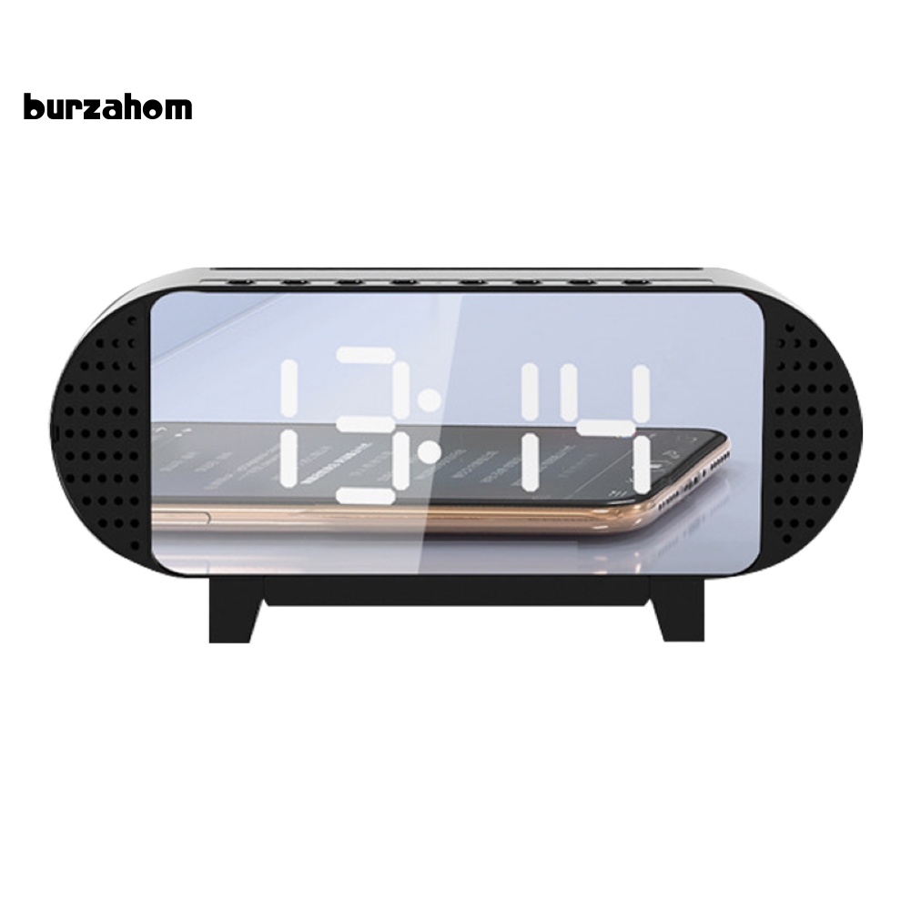Loa Bluetooth Không Dây Có Màn Hình LCD Hiển Thị Đồng Hồ Báo Thức
