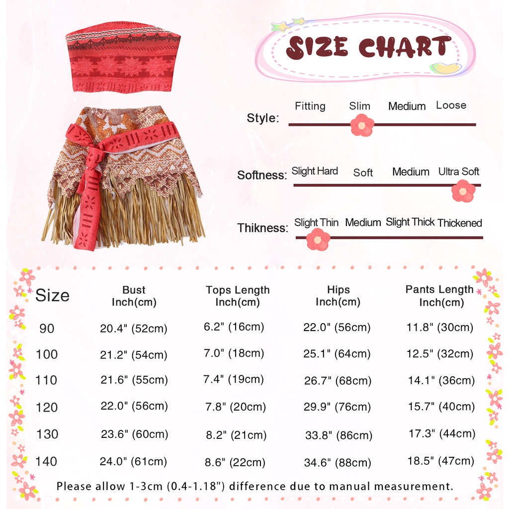 Đầm Hóa Trang Công Chúa Moana Dễ Thương Cho Bé Gái