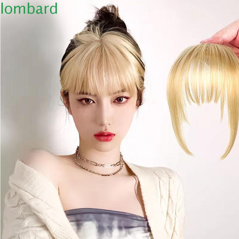 Mái Tóc Giả 3D Bằng Sợi Tổng Hợp Chịu Nhiệt Độ Cao Có Kẹp Tiện Dụng Cho Nữ