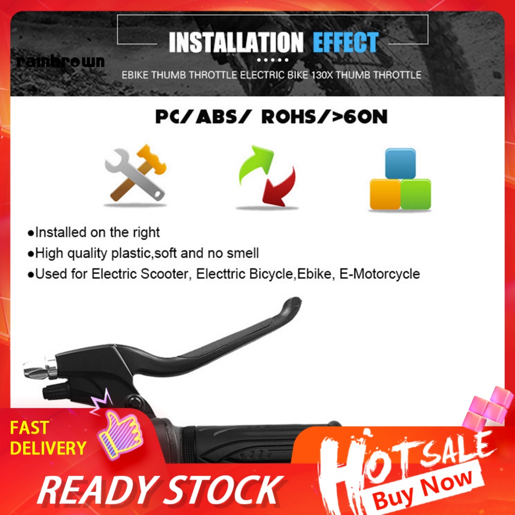 1 Cặp Tay Cầm Điều Khiển Tốc Độ Xe Đạp Điện Trọng Lượng Nhẹ Chống Trầy Xước &amp; Nước