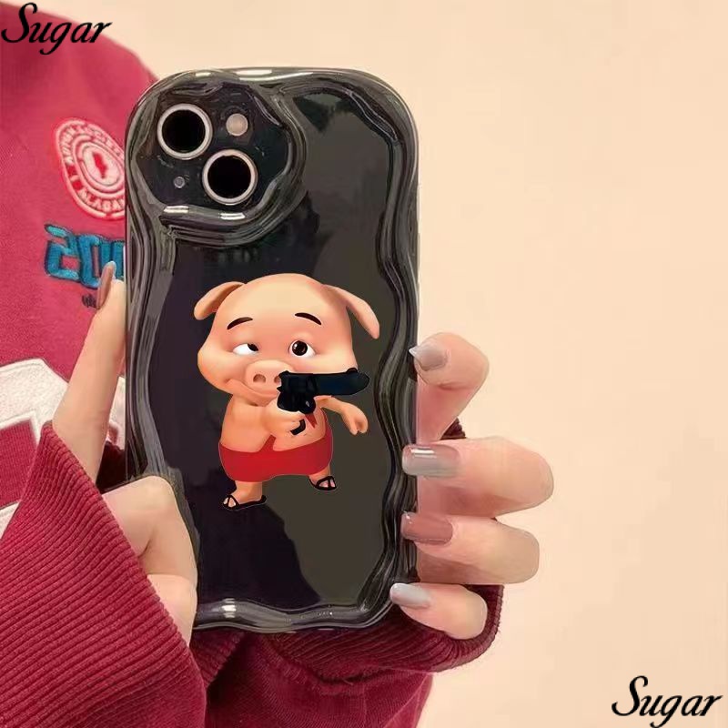 ✅Ốp Điện Thoại Họa Tiết Chú Heo Dễ Thương Cho Iphone 12 78P14Pro 6s 13 Xrmax xsiPhone11 EE6O
