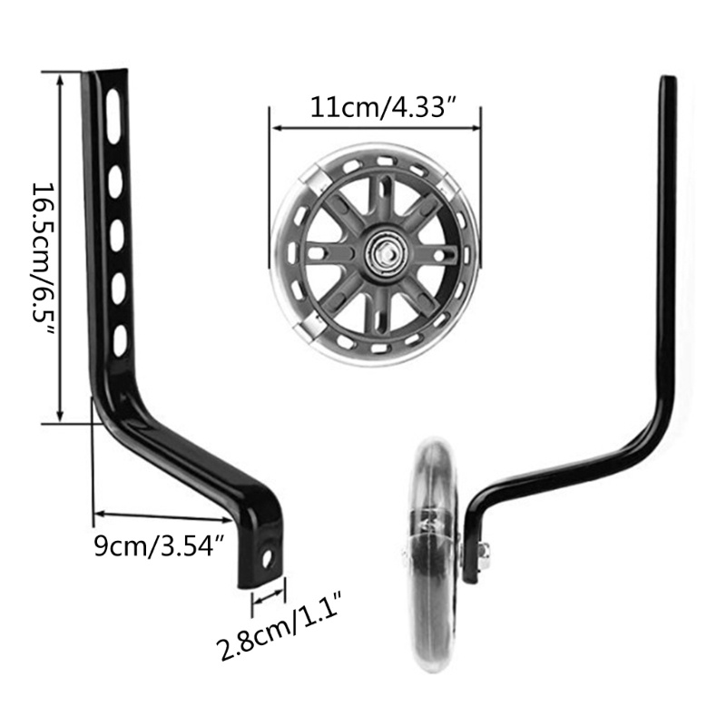 Bộ Bánh Xe Đạp Có Đèn Nhấp Nháy Không Gây Tiếng Ồn Cho Trẻ Em