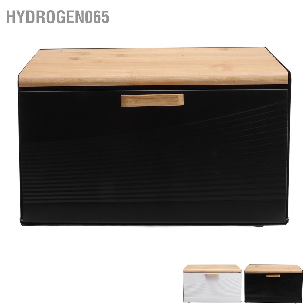 Hydrogen065 Hộp đựng bánh mì bằng sắt hình thang có nắp lật cho nhà hàng bếp