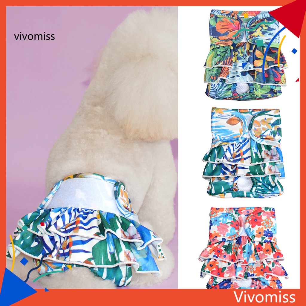 Tã Quần Co Giãn Thấm Hút Tốt Tiện Dụng Cho Thú Cưng