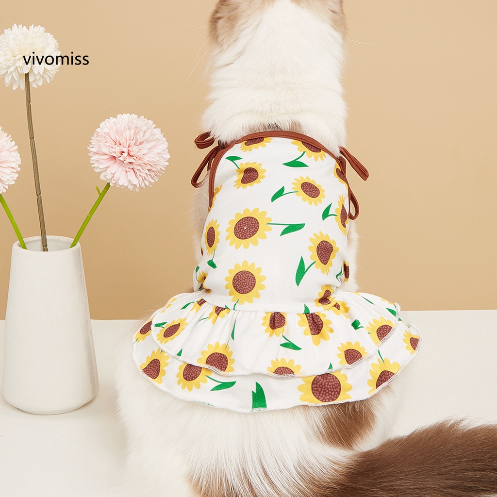 Đầm Dáng Rộng Thoáng Khí Thoải Mái Thời Trang Cho Cún Cưng