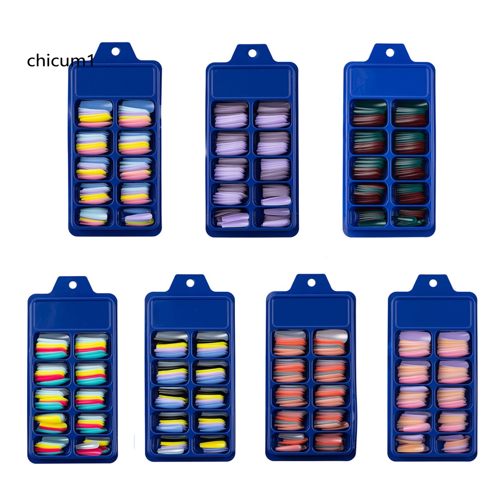 Set 100 Miếng Dán Trang Trí Móng Tay DIY Bằng Chất Liệu ABS Dành Cho Nữ