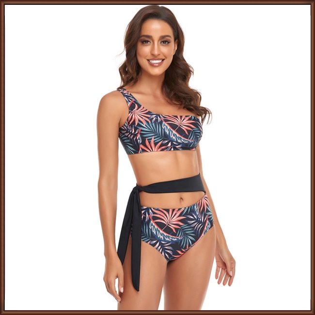 Bộ Đồ Bơi Một Mảnh Lưng Vừa In Họa Tiết Thời Trang Có Miếng Đệm Ngực Cho Nữ