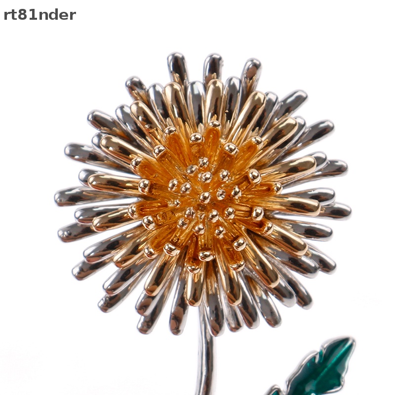 Rt Ghim Cài Áo Tráng Men Hình Hoa Bồ Công Anh Vàng Lá Làm Quà Tặng Tiệc Tùng n