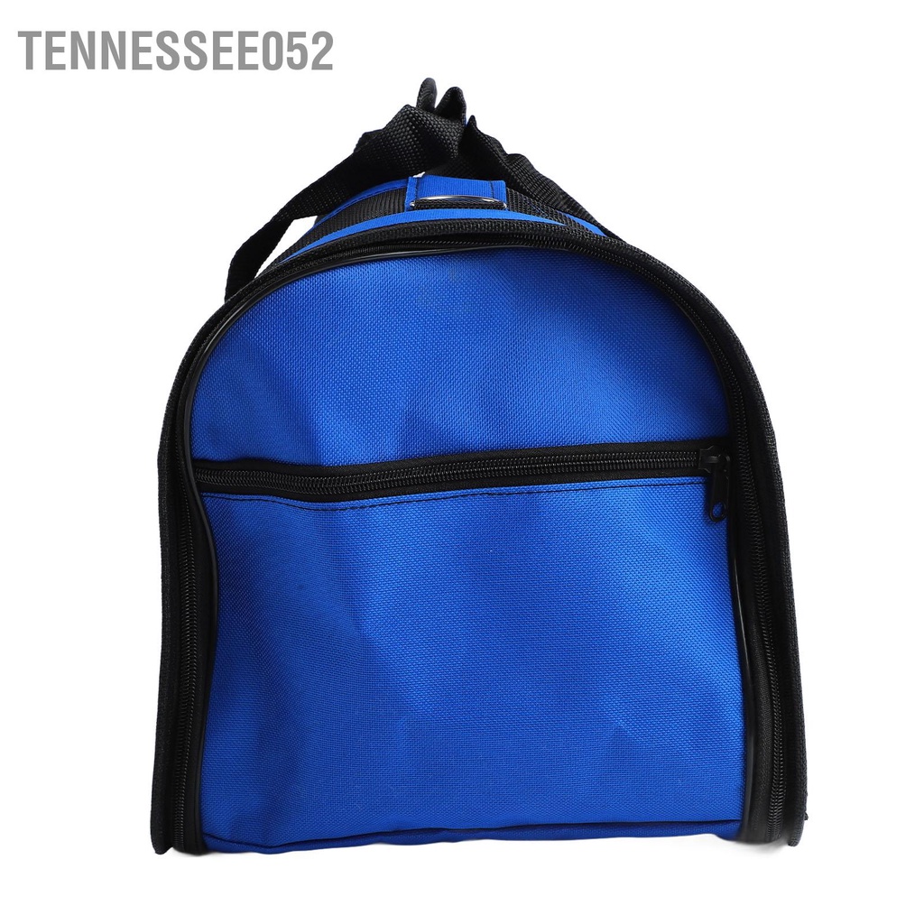 Tennessee052 Cat Carrier Không gian rộng thoáng khí Mở hoàn toàn dây kéo Túi đựng mèo có thể gập lại với dải phản quang cho du lịch ngoài trời