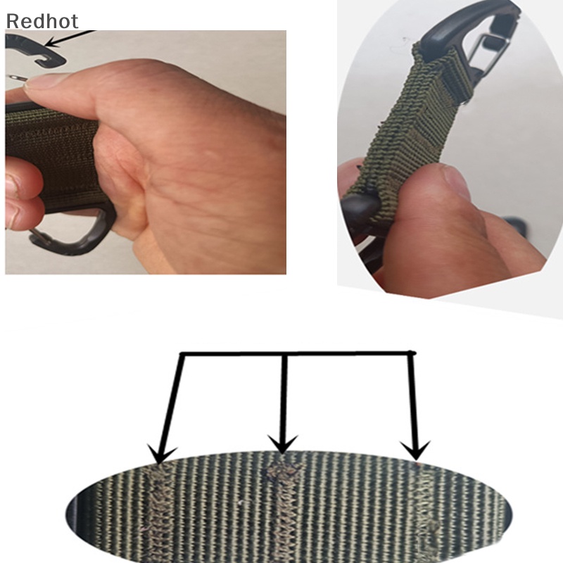 &lt; Redhot &gt; Thắt Lưng Nylon Có Móc Khóa Kiểu Quân Đội Mỹ Cho Hoạt Động Ngoài Trời