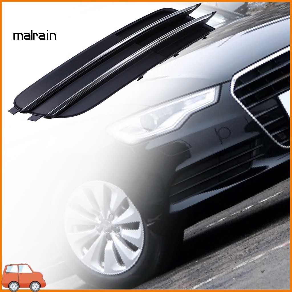 Lưới Tản Nhiệt Đèn Sương Mù Không Lỗ 4G0807681 Phấn Trang Điểm 4G 4G Chất Lượng Cao0807682 Ốp Bảo Vệ Chìa Khóa Xe Hơi Thiết Kế Sang Trọng Cho Audi A6L C7 12-14