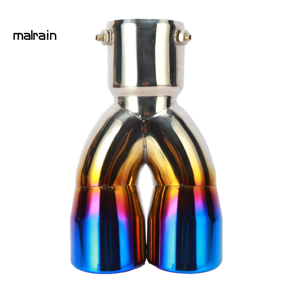 Ống Pô Đôi 70MM Bằng Thép Không Gỉ Cho Xe Hơi