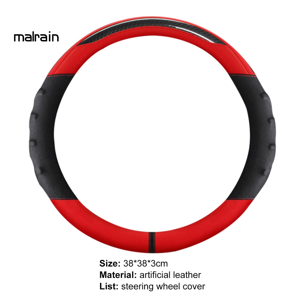 Vỏ Bọc Vô Lăng Xe Hơi Bằng Sợi Carbon Chống Trượt Thoáng Khí