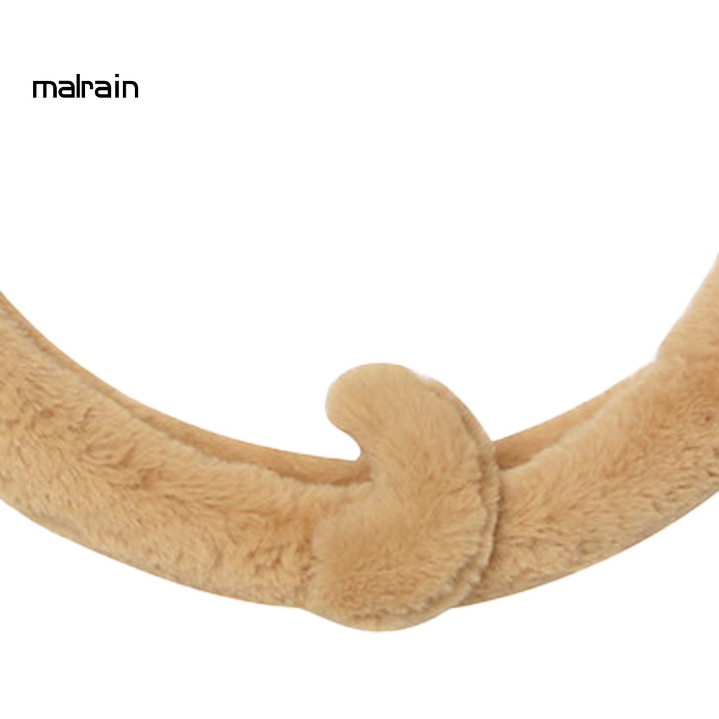 Vỏ Bọc Vô Lăng 38cm Bằng Lông Nhung Họa Tiết Hoạt Hình Dễ Thương Cho Xe Tải