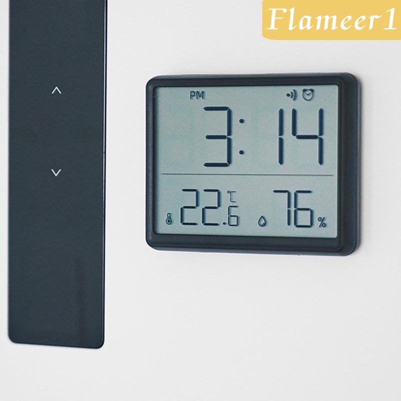 [Flameameer1] Đồng Hồ Báo Thức Điện Tử Đo Độ Ẩm Trong Nhà / Văn Phòng / Phòng Ngủ / Phòng Khách