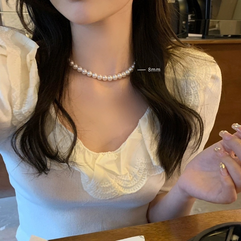 Vòng cổ Chuỗi Ngọc Trai Sang Trọng Cho Nữ