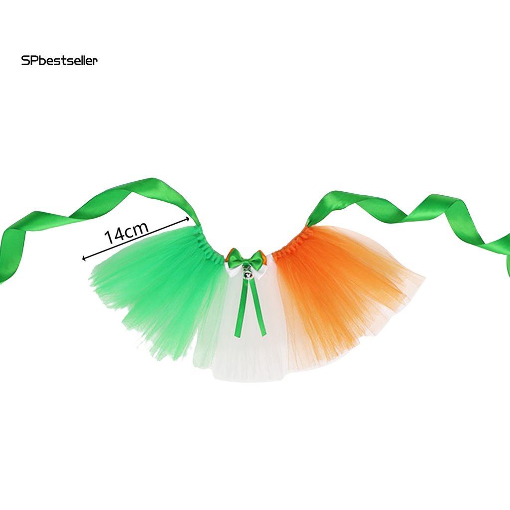 1 Set Váy Tutu 3 Màu Thiết Kế Phong Cách Ai-Len Thời Trang Cho Thú Cưng