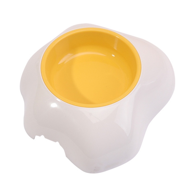 Bát Ăn Chậm Chống Trượt Hình Lòng Đỏ Trứng Cho Mèo