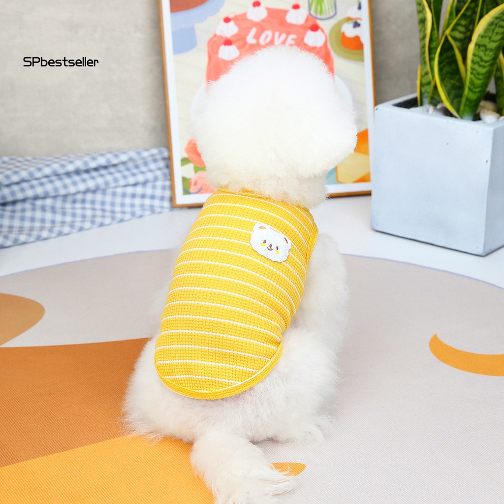 Spbestsellwr Áo Thun Cotton Thoáng Khí Hình Gấu Dễ Thương Cho Thú Cưng Schnauzer