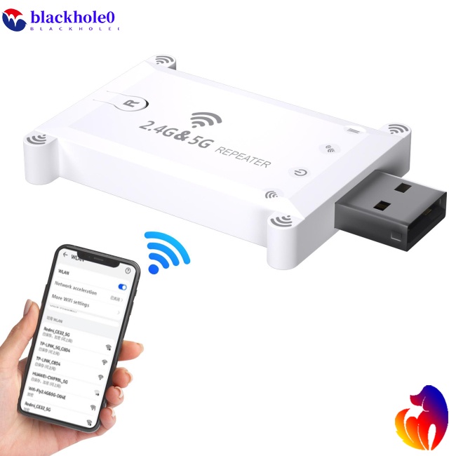 Bộ Khuếch Đại Tín Hiệu Wifi 2.4g / 5g 1200m Không Dây Chuyên Dụng
