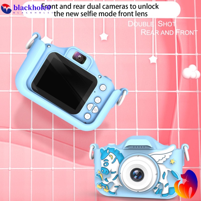 Máy Ảnh Kỹ Thuật Số 2.0ips Mini Họa Tiết Hoạt Hình Dễ Thương Cho Bé