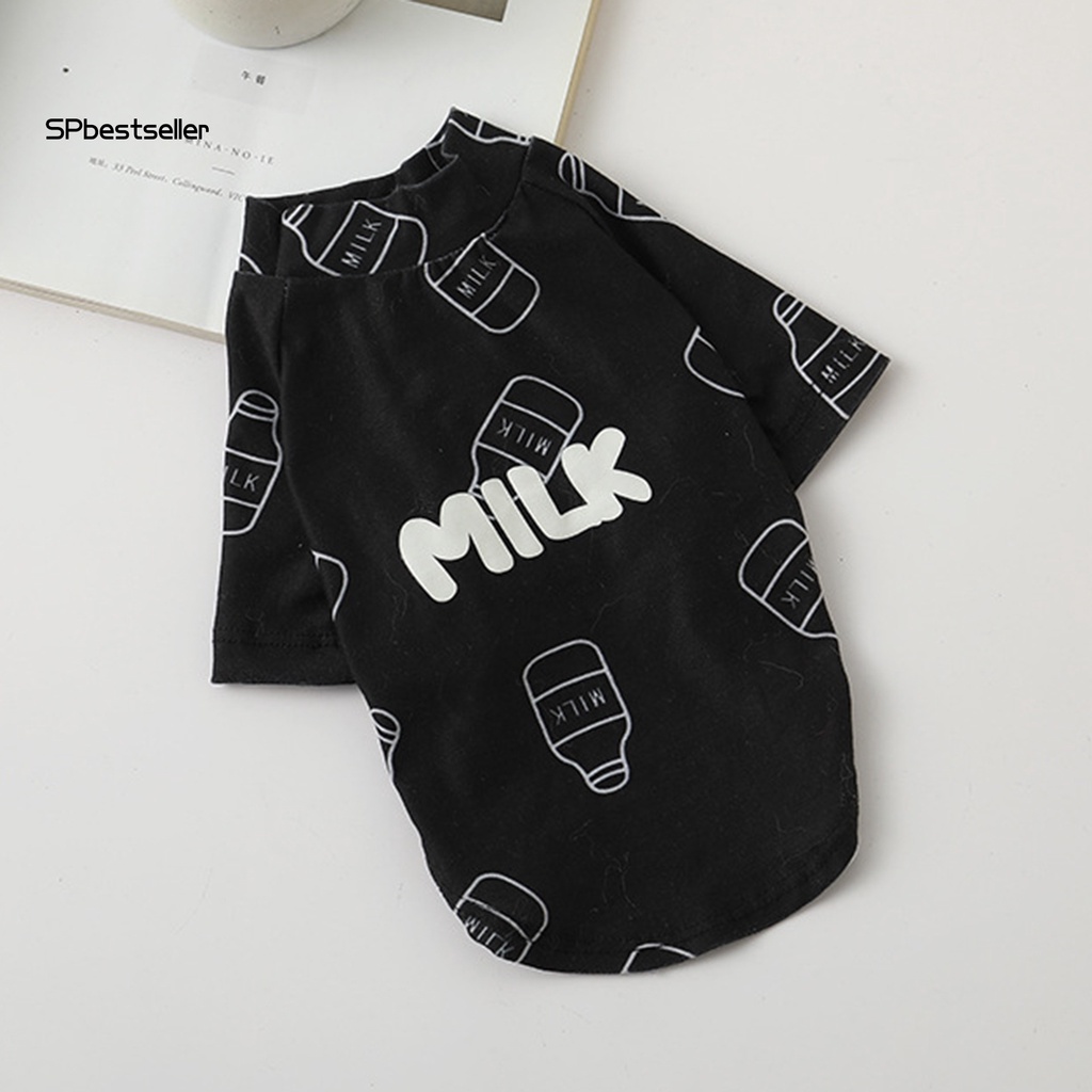 Áo Thun Cổ Tròn Thoáng Khí In Họa Tiết Thời Trang Mùa Hè Xinh Xắn Cho Thú Cưng