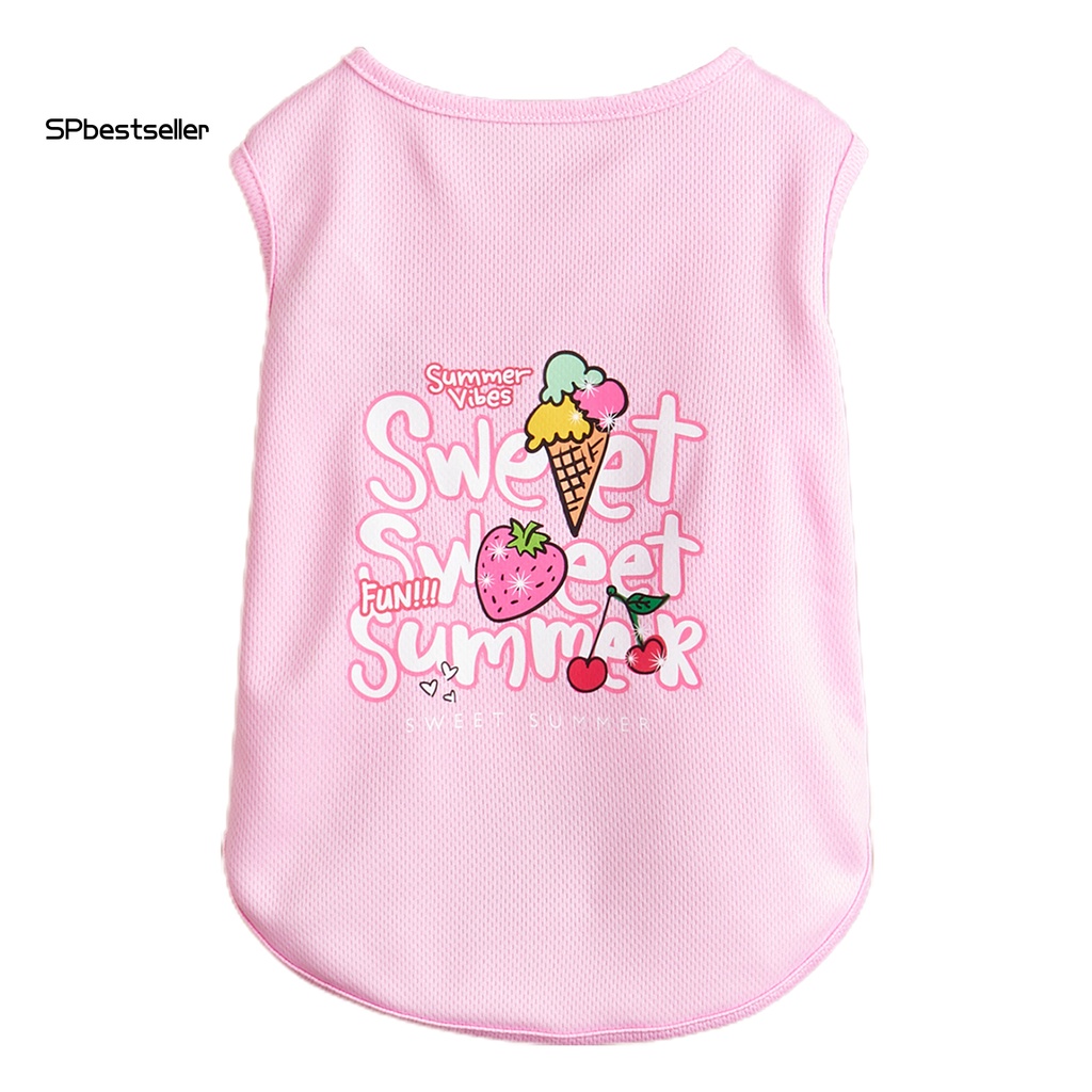 Spbestsellwr Bộ Đồ Ngủ Sát Nách Mềm Mại Thấm Hút Mồ Hôi In Họa Tiết Sọc Trái Cây Tươi Mát Thoải Mái Có Thể Giặt R