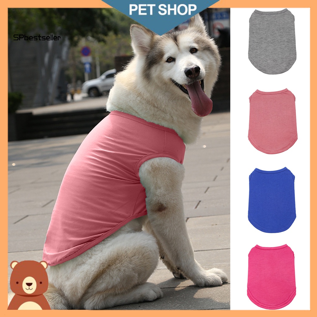 Áo Không Tay Mềm Mại Thoải Mái Dành Cho Cún Cưng
