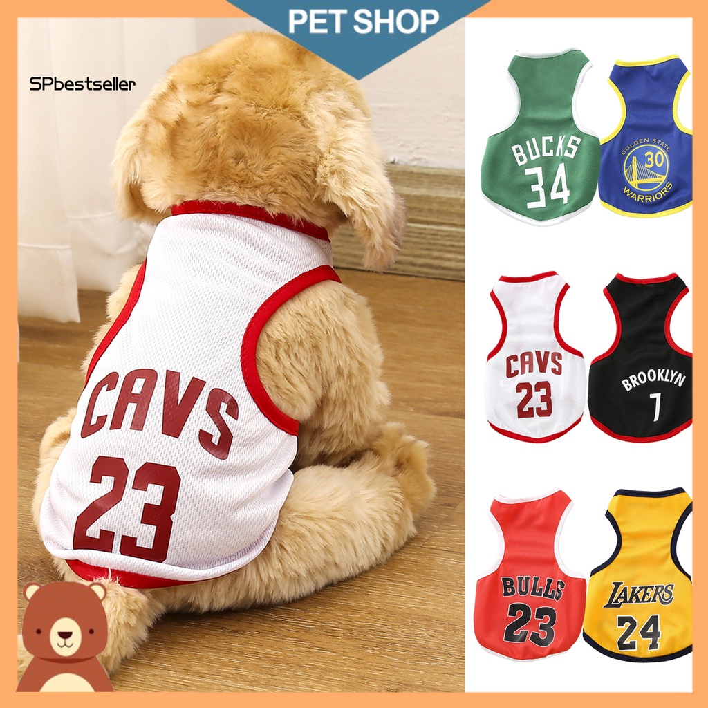 Áo Sát Nách Cổ Tròn Mềm Mại Thoáng Khí In Chữ Thời Trang Mùa Hè Cho Thú Cưng