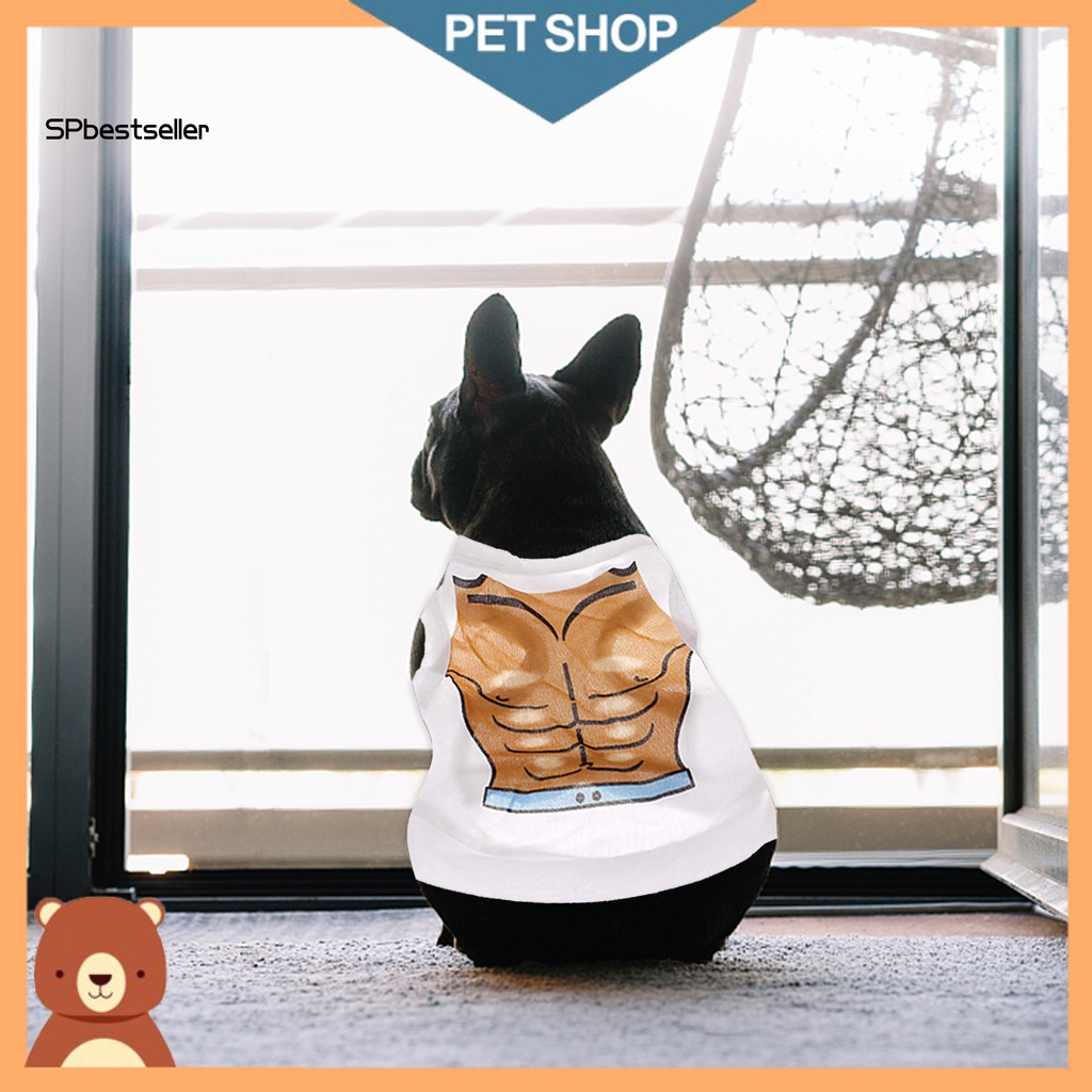 Áo Vải Polyester Siêu Mềm Thoáng Khí Thoải Mái Cho Cún Cưng